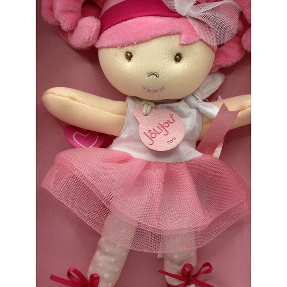 JoLijou Paris Les Tutus DouDou et Compagnie Plush Doll - Little Tutu Pink NIB - Picture 2 of 7